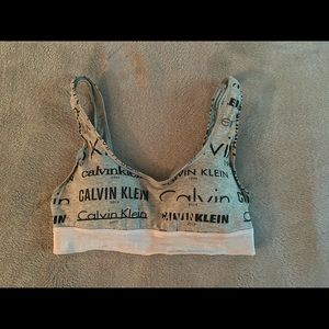 CK sports bra!